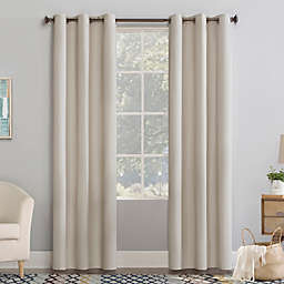 No. 918® Lindstrom 63-Inch Room Darkening Grommet Window Curtain Panel in Stone (Single)