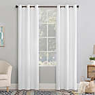 Alternate image 0 for No. 918&reg; Lindstrom 96-Inch Room Darkening Grommet Window Curtain Panel in White (Single)