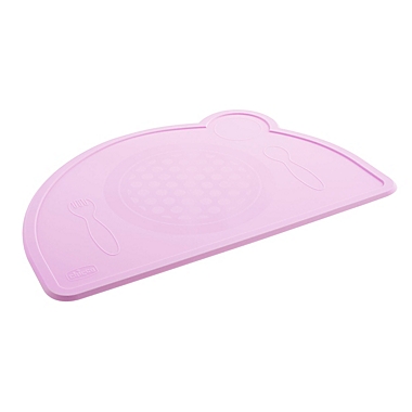 Chicco&reg; Easy Tablemat Silicone Placemat in Pink. View a larger version of this product image.