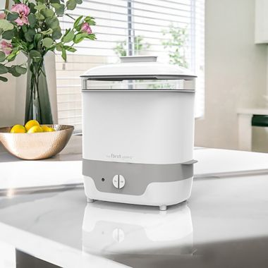 The First Years&trade; Modular Steam Sterilizer with Brush in Grey. View a larger version of this product image.