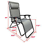 Alternate image 1 for Destination Summer Zero Gravity Chair in Grey