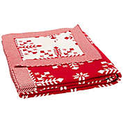 Safavieh Reversible Frost Throw Blanket in Red