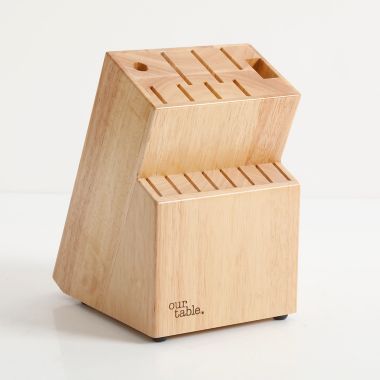 Our Table&trade; 18-Piece Triple Rivet Knife Block Set. View a larger version of this product image.