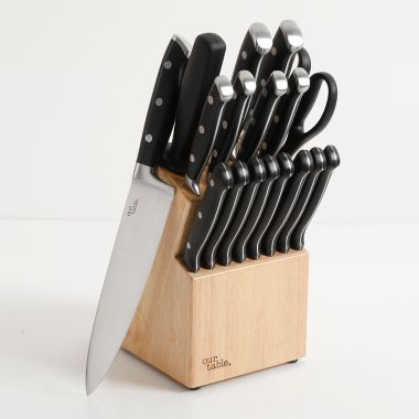 Our Table&trade; 18-Piece Triple Rivet Knife Block Set. View a larger version of this product image.