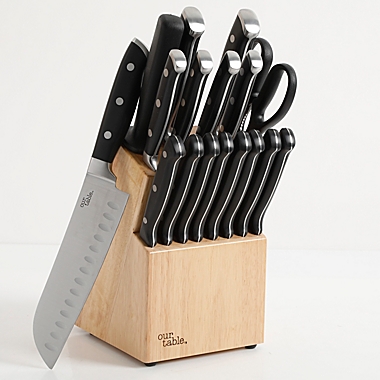 Our Table&trade; 18-Piece Triple Rivet Knife Block Set. View a larger version of this product image.