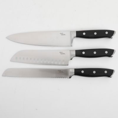  Babish - Juego de cubertería con funda enrollable para  cuchillos, alemán (3 piezas, acero inoxidable). : Hogar y Cocina