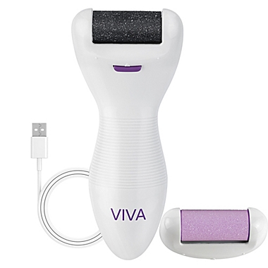 Spa Sciences VIVA Pedicure Foot Smoothing Tool in White. View a larger version of this product image.