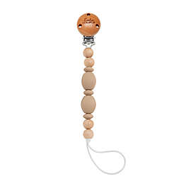 Loulou Lollipop® Soleil Pacifier Clip with Wooden Fastener