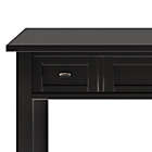 Alternate image 4 for Simpli Home Warm Shaker Solid Wood Desk in Hickory Brown