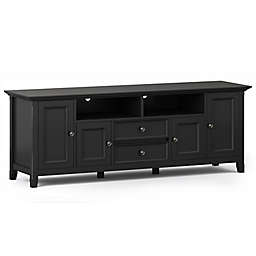 Simpli Home Amherst Solid Wood 72-Inch Wide TV Media Stand
