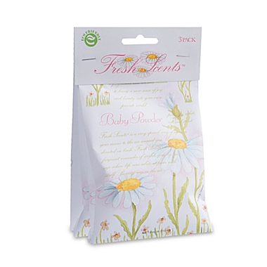 Fresh Scents&trade; Scent Packets in Baby Powder (Set of 3). View a larger version of this product image.