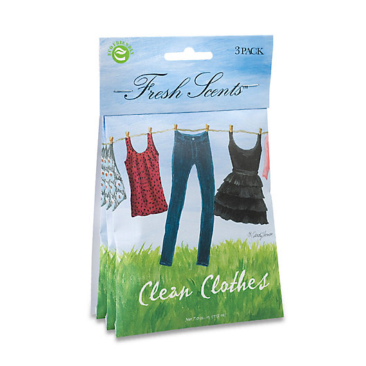 Alternate image 1 for Fresh Scents™ Scent Packets in Clean Clothes (Set of 3)