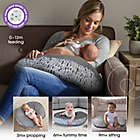 Alternate image 2 for Boppy&reg; Luxe Nursing Pillow in Grey Brushstroke