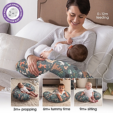Boppy&reg; Original Nursing Pillow and Positioner in Forest Animals. View a larger version of this product image.