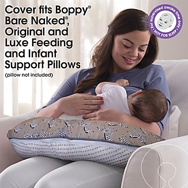 Boppy&reg; Premium Nursing Pillow Cover in Zebra Parade. View a larger version of this product image.