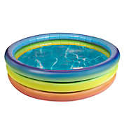 Pool Candy Adult Inflatable Rainbow Sunning Pool
