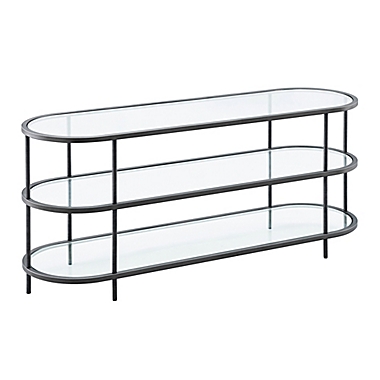 Hudson&amp;Canal&reg; Leif Oval TV Stand. View a larger version of this product image.