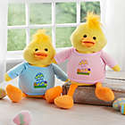 Alternate image 1 for Aurora World Easter Egg Quacking Plush Duck in Pink