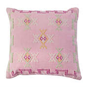 Safavieh Avalina Square Throw Pillow in Pink