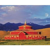 Tri Level Red Barn 1000-Piece Jigsaw Puzzle