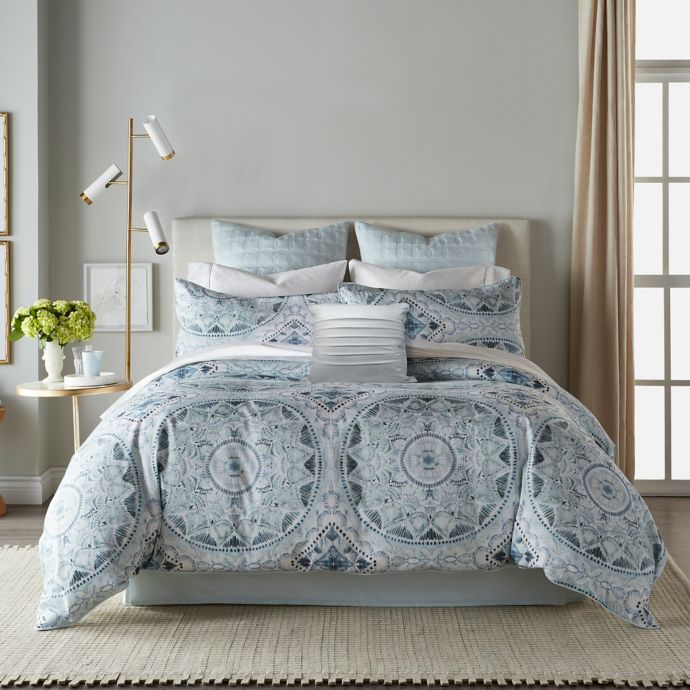 Canadian Living Mirabel 3Piece Duvet Cover Set in Blue Bed Bath and