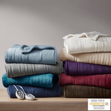 Beautyrest Microlight-to-Berber Reversible Heated Blanket. View a larger version of this product image.