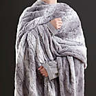 Alternate image 2 for Beautyrest&reg; Zuri Heated 70-Inch x 50-Inch Throw Blanket in Grey