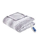 Alternate image 0 for Beautyrest&reg; Zuri Heated 70-Inch x 50-Inch Throw Blanket in Grey