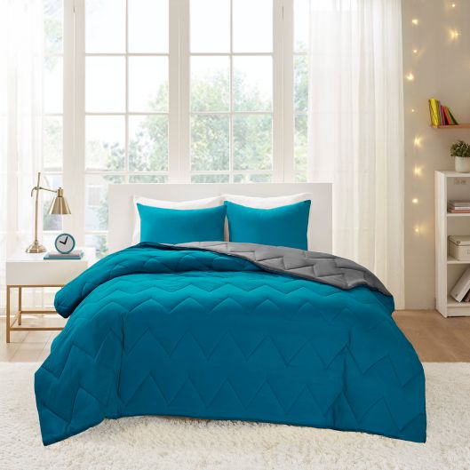 Intelligent Design Trixie 3-Piece King/California King Comforter Set in Teal