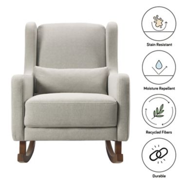 Babyletto Kai Rocker in Eco-Twill Performace Fabric. View a larger version of this product image.