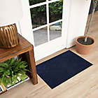 Alternate image 1 for Bee &amp; Willow&trade; 1&#39;8&quot; x 2&#39;10&quot; Tasha Sculpt Accent Rug in Navy Blue