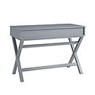 Alternate image 8 for Nelle 2-Drawer Desk in Grey