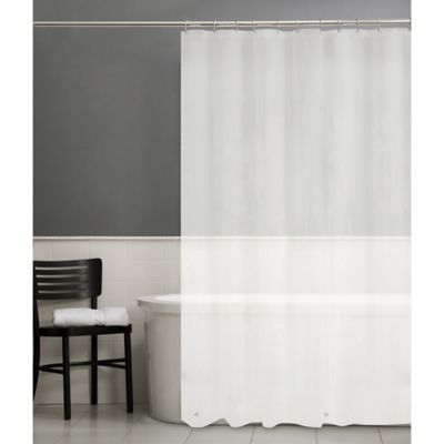 Simply Essential&trade; 70-Inch x 84-Inch Lightweight PEVA Shower Curtain Liner in Frost
