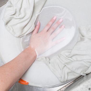 Boon Puff+ Inflatable Bather in Grey. View a larger version of this product image.