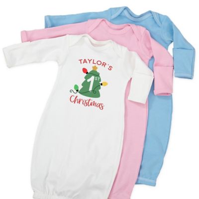 baby christmas gown