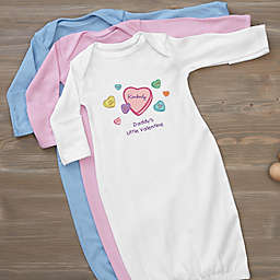 Newborn "Little Valentine" Long Sleeve Baby Gown