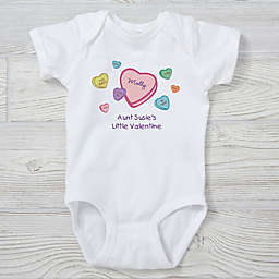 6-18M "Little Valentine" Short Sleeve Baby Bodysuit