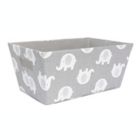 Alternate image 0 for Taylor Madison Designs&reg; Elephant Tote Bin in Grey/White