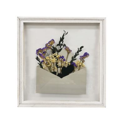 Bee Willow Pressed Flowers In Envelope Framed Wall Art Bed Bath Beyond