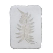 Bee & Willow&trade; Home Wild Fern 1 Botanical 11-Inch x 16-Inch Wall Plaque in White