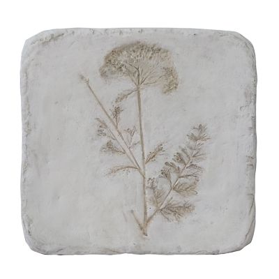 Bee & Willow&trade; Home Viburnum Botanical 11-Inch x 11-Inch Wall Plaque in White