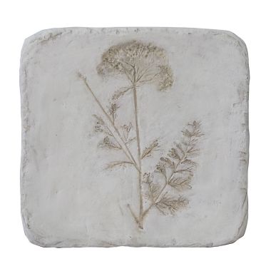 Bee & Willow&trade; Home Viburnum Botanical 11-Inch x 11-Inch Wall Plaque in White. View a larger version of this product image.