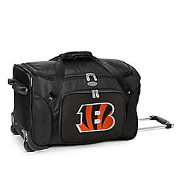 NFL Cincinnati Bengals 22-Inch Wheeled Carry-On Duffle with Embroidered Logo
