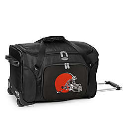 NFL Cleveland Browns 22-Inch Wheeled Carry-On Duffle with Embroidered Logo