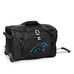 NFL Carolina Panthers 22-Inch Wheeled Carry-On Duffle with Embroidered Logo
