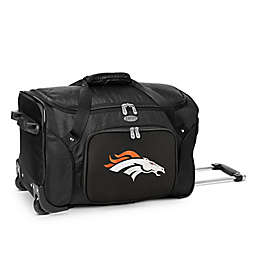NFL Denver Broncos 22-Inch Wheeled Carry-On Duffle with Embroidered Logo