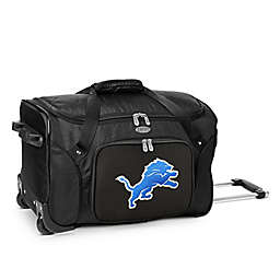 NFL Detroit Lions 22-Inch Wheeled Carry-On Duffle with Embroidered Logo