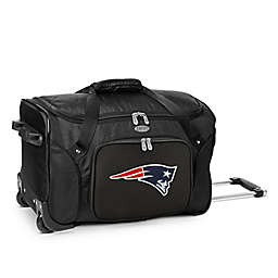NFL New England Patriots 22-Inch Wheeled Carry-On Duffle with Embroidered Logo