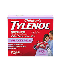 Children's Tylenol® Pain Reliever and Fever Reducer Powder Pack in Wild Berry