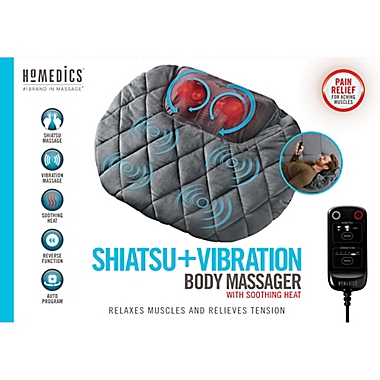 HoMedics&reg; Shiatsu and Vibration Body Massager. View a larger version of this product image.